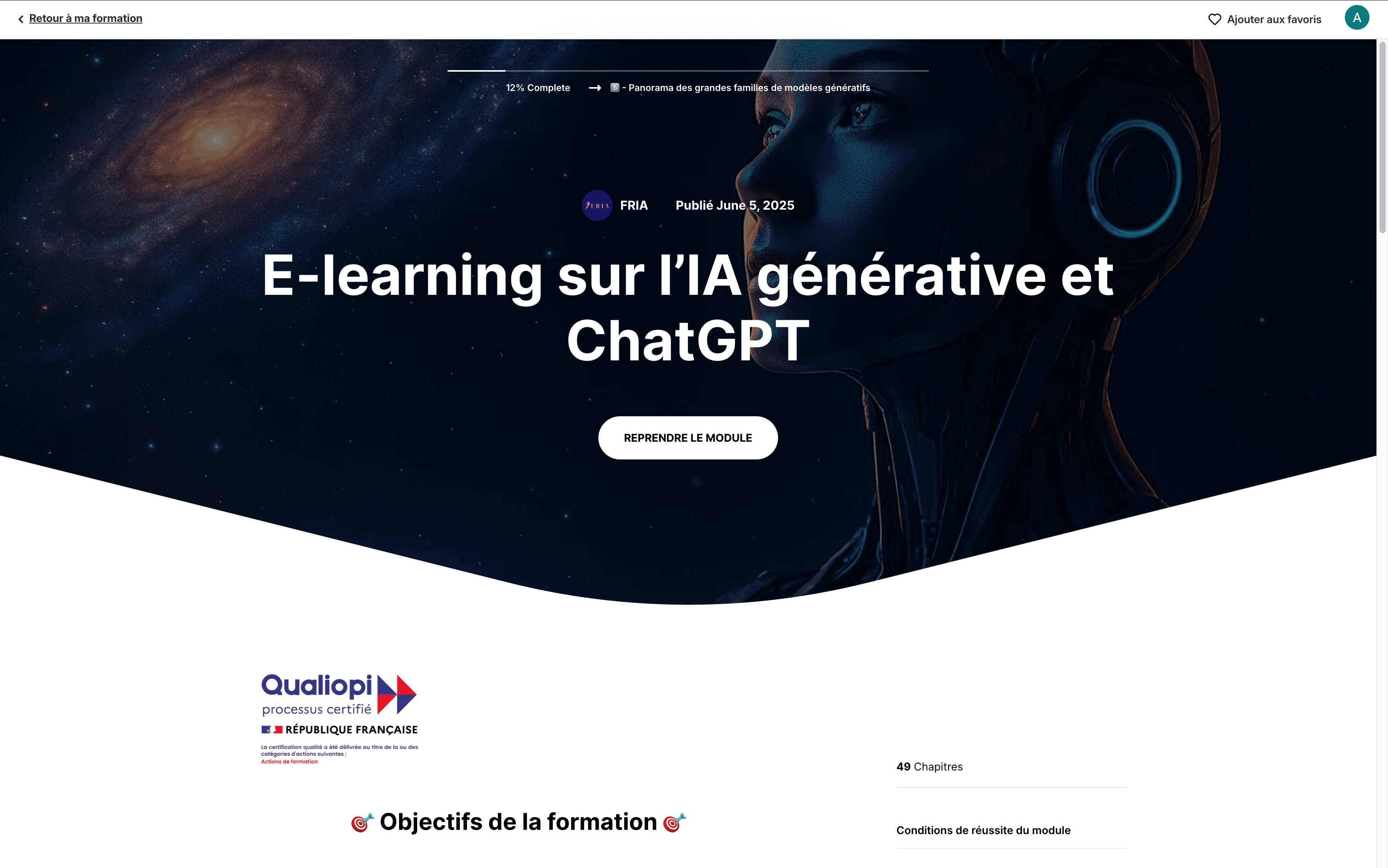 Formation IA complète pour l'intégration en entreprise